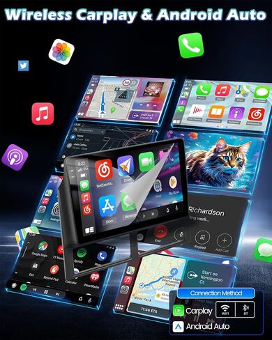 8 Core Android 4G + 64G CAR Radio لجيب جراند شيروكي 1999-2004 - 9 بوصة راديو شاشة اللمس HD مع CARPLAY و Android Auto - DSP/Heat تبديد/5G WIFI GPS + AHD VIEW CAMERA in Saudi Arabia