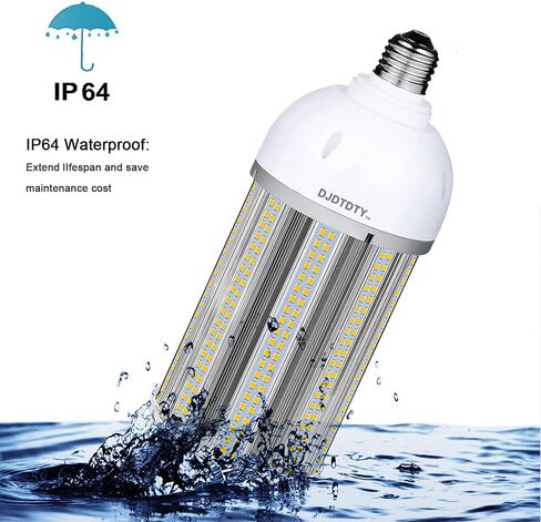 300W Equivalent LED Corn Light Bulb 5000 Lumen 5000K 30W Large Area Cool Daylight White E26/E27 Medium Base for Outdoor Indoor Garage Warehouse Factory Workshop Street Backyard (30 Watts 1Pack) in Saudi Arabia