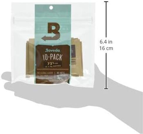 Boveda 65% Two-Way Humidity Control Packs For Aging & Long-Term Storage in Plastic & Wood Boxes – Size 60 – 20 Pack – Moisture Absorbers – Humidifier Packs – Hydration Packets in Resealable Bag in Saudi Arabia