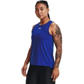 تانك نسائي من Under Armour Knockout Team XS منتصف الليل باللون الأبيض الداكن in Kuwait