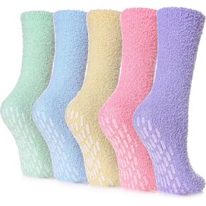 الجوارب غير الغامضة غير المنقولة للنساء - مستشفى مريح مستشفى جوارب رقيقة ناعمة مع قبضة - شتائم الشتاء الدافئة in Kuwait