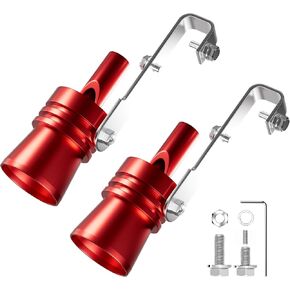 Turbo Exhaust Whistle，Exhaust Sound Enhancer，Turbo Sound Whistle Exhaust Muffler，Turbo Whistle For Car，Exhaust Whistle(XL-2PCS) (Black） in Kuwait