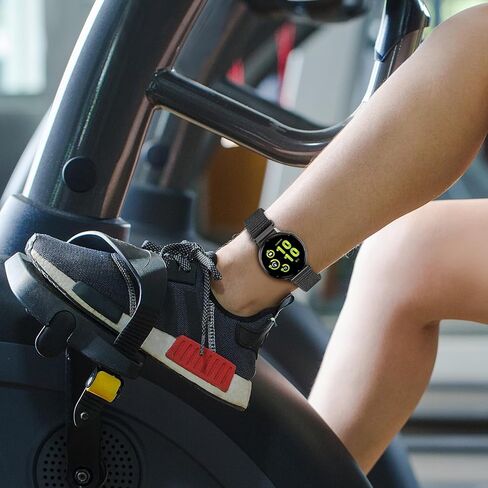 20 ملم سبورت كاحل/ذراع شريط متوافق مع Garmin Vivoactive 6/Vivoactive 5/3/3 Music ، حزام ساعة نايلون ذات العضلة ذات الرأسين الناعمة لفيني SQ 2 & Forerunner 165/55/245/645 MUSIC WOMENS MEN in Kuwait