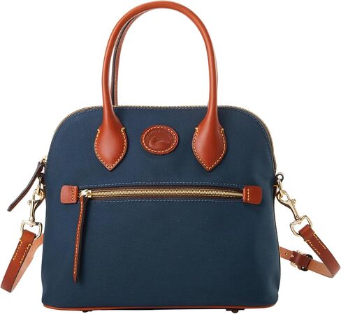 Dooney & Bourke Satchel Handbags for Women, Domed Nylon Bag with Leather Handles & Removable Crossbody Strap in Kuwait