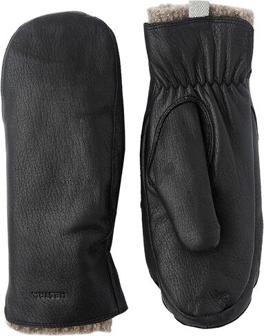 Hestra Women's Tiril Mitt, Deerskin Leather Mittens with Wool Lining for Cold Weather & Everyday Winter Wear in Kuwait