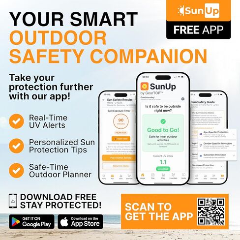 GearTOP Safari Sun Hat for Men and Sun Hats for Women UV Protection UPF 50+ Hiking, Gardening, Fishing in Kuwait