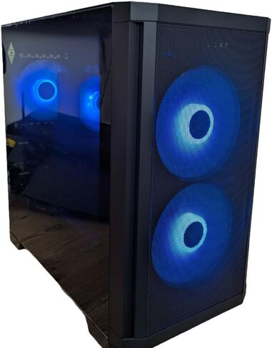 Centaurus Druid 2.7 Gaming PC, AMD Ryzen 7 8700G 8-Core 5.1GHz, 32GB DDR5 RAM, Radeon 760M, 1TB NVMe SSD, Windows 11 PRO, WiFi, RGB LEDs. Custom Desktop for Gamers and Professionals. (Ryzen 7 8700G) in Saudi Arabia