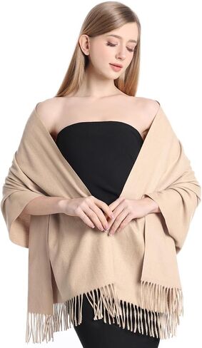 Sofier Pashmina Shawls And Wraps for Women for Evening Dress Warm Winter Scarf Wedding Bride Bridesmaid Gifts Cashmere Feel in Kuwait