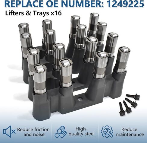 NON-AFM 5.3 Cam Kit Fit for 2007-2013 Chevrolet Avalanche Silverado 1500 Tahoe Trailblazer, GMC Sierra Yukon Envoy, Buick SAAB Isuzu, w/Timing Chain Oil Pump # M295 ES72220 in Kuwait