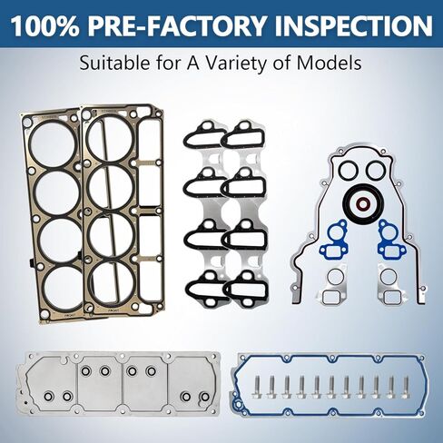 NON-AFM 5.3 Cam Kit Fit for 2007-2013 Chevrolet Avalanche Silverado 1500 Tahoe Trailblazer, GMC Sierra Yukon Envoy, Buick SAAB Isuzu, w/Timing Chain Oil Pump # M295 ES72220 in Kuwait