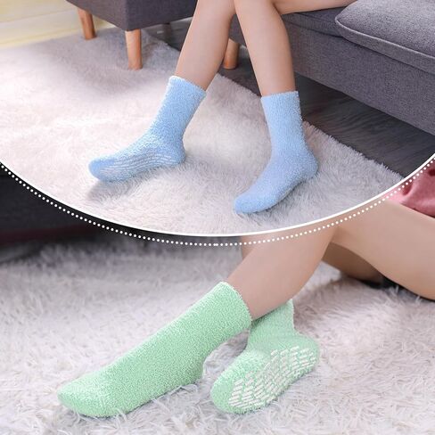 الجوارب غير الغامضة غير المنقولة للنساء - مستشفى مريح مستشفى جوارب رقيقة ناعمة مع قبضة - شتائم الشتاء الدافئة in Kuwait
