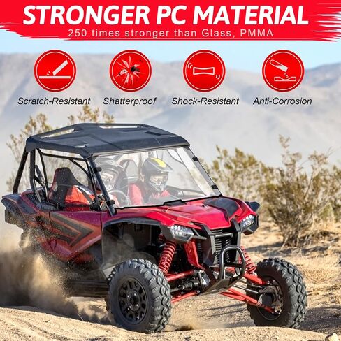 Starknightmt Front Talon 1000 الزجاج الأمامي مع تنفيس ، متوافق مع Talon 1000x / 1000r / 1000x-4 2019 2020 2021 2022 2023 2024 ، Window Window Clear Talon 1000 in Kuwait
