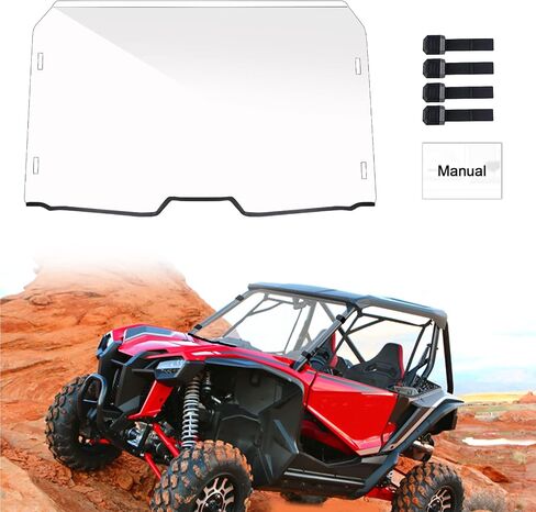 Starknightmt Front Talon 1000 الزجاج الأمامي مع تنفيس ، متوافق مع Talon 1000x / 1000r / 1000x-4 2019 2020 2021 2022 2023 2024 ، Window Window Clear Talon 1000 in Kuwait