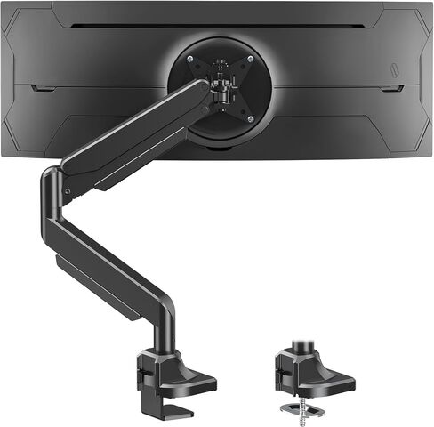 MOUNT PRO Dual Monitor Desk Mount for 39" Ultrawide Screen up to 33lbs, Heavy Duty Monitor Arm Double Gas Spring Arms for 2 Monitors, Adjustable Computer Monitor Stand with USB, VESA 75x75 100x100 in Saudi Arabia