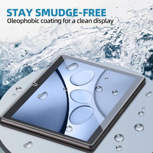 3 Pack Onn 10.1 inch 2024 tablet screen protector，10.1" Tempered Glass Screen Protector for Onn 10.1 Tablet (2024, 4rd Gen)，Anti-Scratch 9H Hardness Touch Sensitive 2.5D Rounded Edges Anti Bubble High Definition in Saudi Arabia