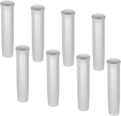 White Water 53303AL-6PK Marine Aluminum Weld On Rod Holder 10" for Fishing, Boat, Yacht, Camping, RV, 6 Pack in Saudi Arabia