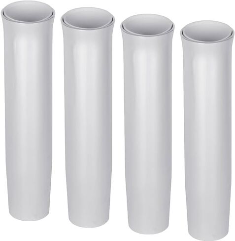 White Water 53303AL-6PK Marine Aluminum Weld On Rod Holder 10" for Fishing, Boat, Yacht, Camping, RV, 6 Pack in Saudi Arabia