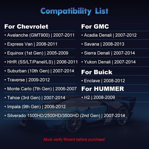 Android 13 Car Stereo Radio 2GB+64GB with Wireless Carplay & Android Auto, Backup Camera, 7 Inch HD Touchscreen | for Chevrolet Silverado Tahoe GMC Sierra Yukon 2007-2014 in Kuwait