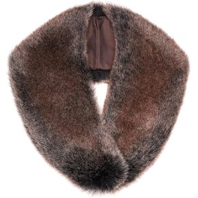 Futrzane Siberian Collar - Womens Faux Fur Collars - Elegant Winter Scarf Wrap in Kuwait