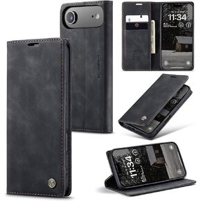 ل Samsung Galaxy A16 Case Wallet Card Card Cover Cover Slim Luxury Leather Cover لـ Samsung A16 5G (Coffee) in Kuwait