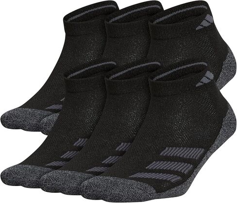 Adidas Incisex Kids-Boy's/Girl's Cushioned Angle Stripe Screp Low Cut (6-pair) in Saudi Arabia