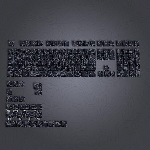 Dagaladoo Retro Double Shot PBT Keycaps 127 Keys Dye Sumlimation Shine من خلال كبسف المفاتيح مجموعة أغطية مفاتيح لوحة مفاتيح المخصصة للكرز لـ 60/65/75/tkl/96/100 ٪ لوحة مفاتيح ميكانيكية تخطيط الولايات المتحدة (رمادي/بيج) in Kuwait