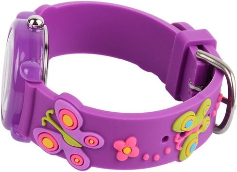 Venhoo Kids Watches for Boys 3D Cute Cartoon Silicone Children Toddler Wrist Watch Time Teacher Birthday Gifts for 3 4 5 6 7 8 9 Year Girls Little Child-Black Astronauts in Kuwait