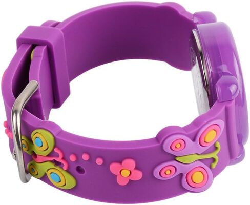 Venhoo Kids Watches for Boys 3D Cute Cartoon Silicone Children Toddler Wrist Watch Time Teacher Birthday Gifts for 3 4 5 6 7 8 9 Year Girls Little Child-Black Astronauts in Kuwait