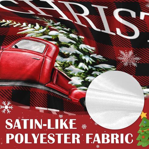 Christmas Kitchen Curtains Christmas Tree Grey RedWindow Curtains Valance and Tier Set 36 Inch Rod Pocket Short Tier Curtain for Room Kitchen Decor in Saudi Arabia