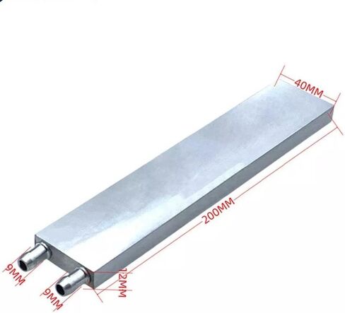 Lot of Radiator Heatsink System Aluminum Alloy Water Cooling Block Liquid Water Cooler (6,30x30x12mm) in Saudi Arabia