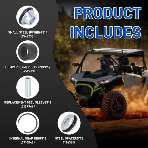alpha rider uhmw uhmw a-arm arm kit for 2014-2023 Polaris RZR XP 1000 / RZR in Kuwait