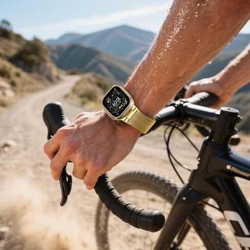 Bxuxohs Milanese Loop- متوافق مع Apple Watch Ultra 2 Band for Men 49mm 46mm 45mm 44mm 42mm 41mm 41mm 40mm 38mm ، magnetic mesh metal strap wristband for iwatch se series 10/9/8/6/5/4/4/3 ultra2/ultra/ultra in Kuwait