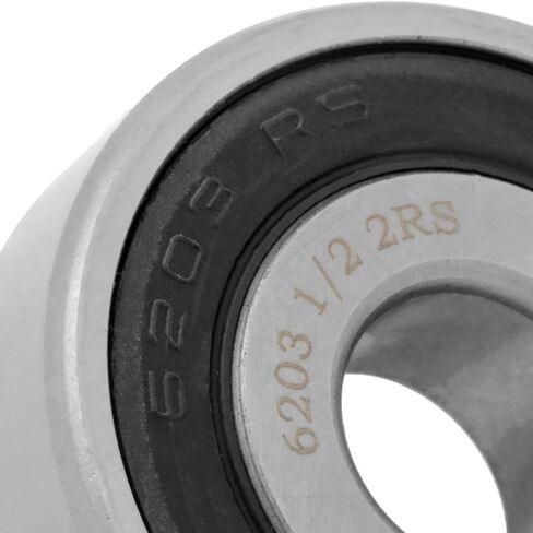 6203-2RS-1/2 - Premium Deep Groove Radial Ball Bearing 1/2 in x 1.575 in x 0.473 in (ID x OD x Width) | 12.7 mm x 40 mm x 12 mm (ID x OD x Width) with Double Rubber Seal in Saudi Arabia