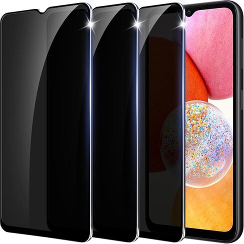 【2+1 Pack】 Designed for Samsung Galaxy S23 Privacy Screen Protector【Support Fingerprint Unlock】 9H Tempered Glass,AntiSpy Film Compatible with Samsung S23 5G in Kuwait