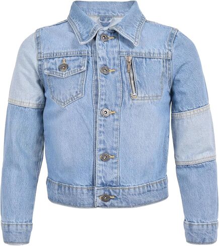 Jacket Coat Jeans Long Sleeve Denim Bomber Jacket Gifts for Boys Age 3-4, 5-6, 7-8, 9-10, 11-12 & 13 Years in Saudi Arabia