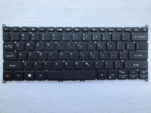 Original New for Acer Swift X SFX14-42G SFX14-42G-R607 Creator Laptop US Backlit Keyboard (Silver) in Kuwait