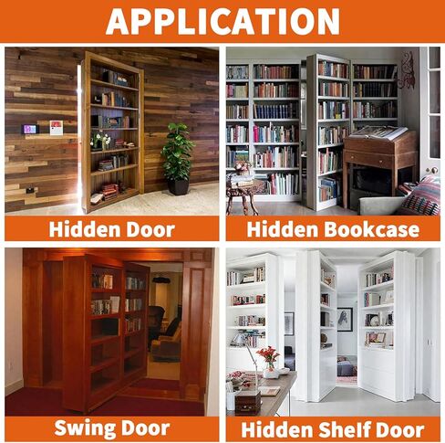 مفصل باب مخفي من TamBee، جهاز باب محوري شديد التحمل، مفصل باب مخفي للباب السري، أجهزة باب مخفية لرف الكتب السري، طقم باب مخفي، مفصلات باب خزانة الكتب المخفية in Kuwait
