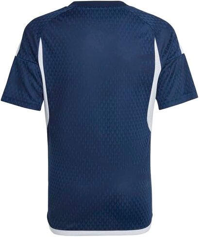 Adidas Kids Boys Tiro23 Competition v Neck Short Sleeve Jersey Soccer Cleats - Gray in Saudi Arabia