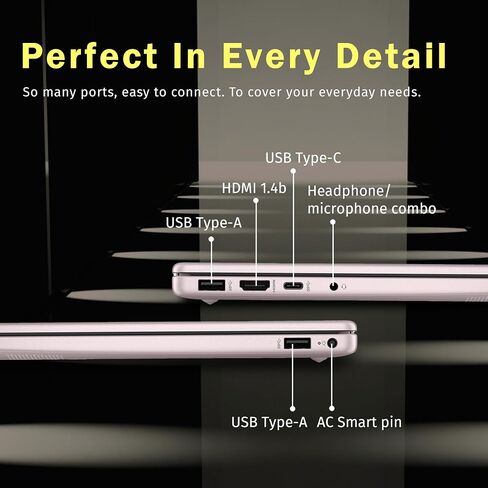 HP Stream Laptop ، 14 "HD Display ، Intel Celeron N4020 Processor ، ذاكرة 16 جيجابايت ، تخزين 320 جيجابايت (64 جيجا بايت EMMC + 256GB USB) ، Office 365 لمدة عام واحد ، كاميرا الويب ، HDMI ، WI-FI ، USB-C ، Windows 11 Home ، JVQ MP in Kuwait