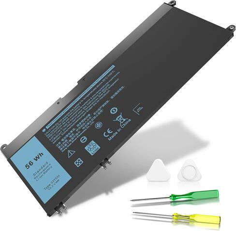 52WH 7.6V DXGH8 بطارية الكمبيوتر المحمول متوافقة مع Dell XPS 13 9370 9380 2019 Inspiron 13 7000 7390 7391 7490 2-in-1 5390 5391 Latitude 3301 E3301 Vostro 5390 5391 G8vcf Hk6n5 in Kuwait