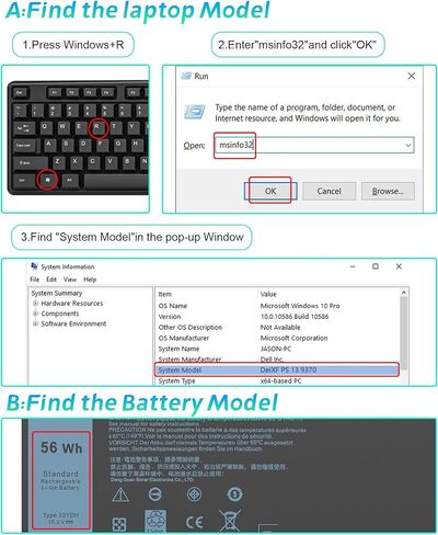52WH 7.6V DXGH8 بطارية الكمبيوتر المحمول متوافقة مع Dell XPS 13 9370 9380 2019 Inspiron 13 7000 7390 7391 7490 2-in-1 5390 5391 Latitude 3301 E3301 Vostro 5390 5391 G8vcf Hk6n5 in Kuwait