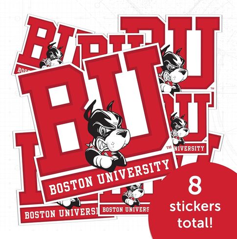 Desert Cactus Boston University Stickers Terriers BU Vinyl Decals Laptop Water Bottle Car Scrapbook Sheet T3 (Type 3-1) in Saudi Arabia