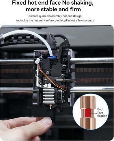 ترقية جديدة للسيراميك الساخن 0.25/0.4/0.6 مم من أي من anycubic kobra s1 hotend لـ Kobra S1 Combo Head S1C 3D Printer 24V 48W HADERING 300 ℃ in Kuwait