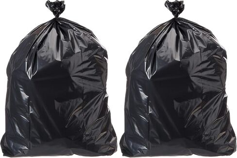 AmazonCommercial 42 Gallon Contractor Bags Heavy Duty Trash Bags, 3 MIL, Unscented, 50 Count in Saudi Arabia