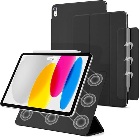 الحالة المغناطيسية لـ iPad (A16) الجيل 11 من 11 بوصة 2025 ، Folio الذكية لجيل iPad 10th 10.9 بوصة 2022 ، غطاء الكمبيوتر اللوحي Trifold مع النوم التلقائي/الاستيقاظ ، حالة خفيفة الوزن نحيف ، شوفان القهوة in Kuwait