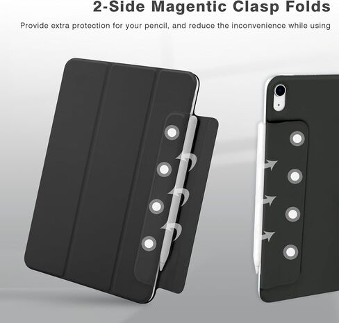 الحالة المغناطيسية لـ iPad (A16) الجيل 11 من 11 بوصة 2025 ، Folio الذكية لجيل iPad 10th 10.9 بوصة 2022 ، غطاء الكمبيوتر اللوحي Trifold مع النوم التلقائي/الاستيقاظ ، حالة خفيفة الوزن نحيف ، شوفان القهوة in Kuwait