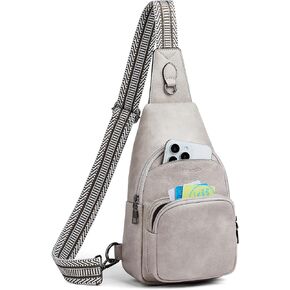 Crossbody Bags for Women 4-Pockets Sling Bag Fanny Pack Chest Purse Backpack Casual Daypacks Travel Shopping in Kuwait