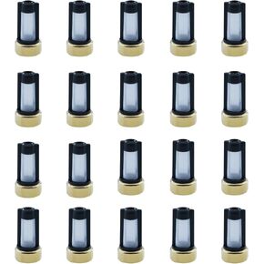 50PCS Fuel Injector Baskets Filter Kits 101 Micron Universal Repair Seal [6mm x 3mm x12mm] in Kuwait