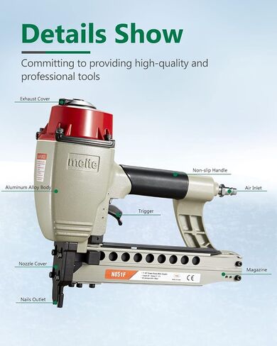 MEITE MT-N851H 16 GAUGE PNEUMATIC SEDLE PUN in Saudi Arabia
