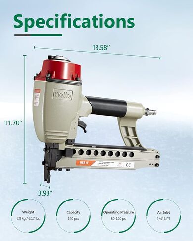 MEITE MT-N851H 16 GAUGE PNEUMATIC SEDLE PUN in Saudi Arabia